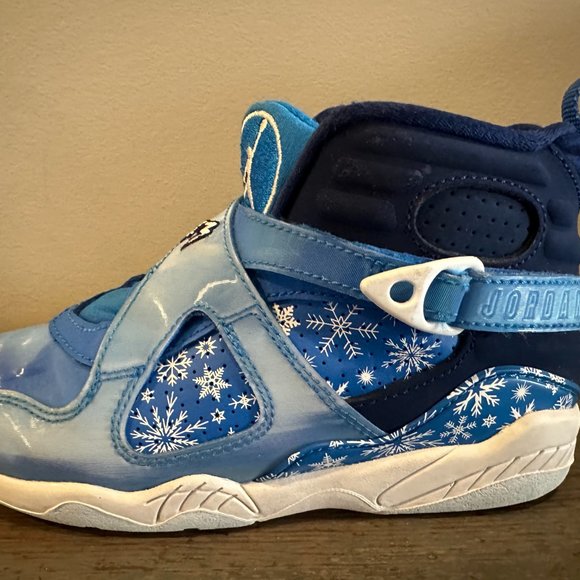 Jordan 8 Retro Snow Blizzard  Size 13c (PS) - Picture 2 of 9